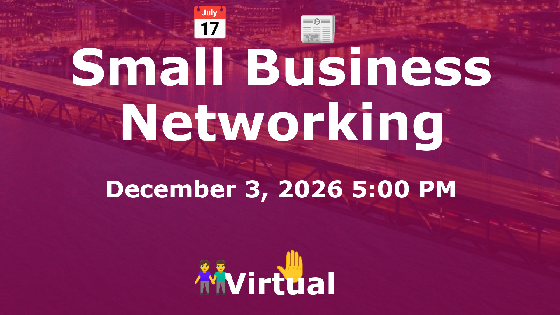 Small Business Networking event image